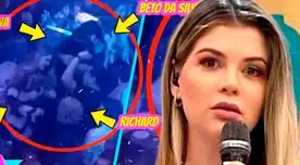 Brunella Horna y Richard Acuña sorprenden en discoteca.