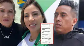 Pamela López mostró los mensajes que le enviaba Christian Cueva a su exsuegra. Pamela López mostró los mensajes que le enviaba Christian Cueva a su exsuegra.