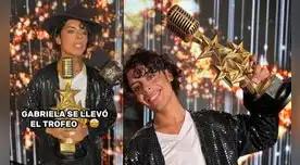 Gabriela envía mensaje tras ganar 'Yo soy' con su imitación a 'MJ'.