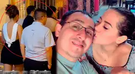 Ana Lucía Urbina y Edwin Guerrero son vistos juntos.