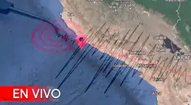 Conoce EN VIVO los temblores que ocurren en el Perú.
