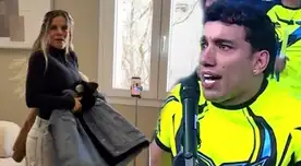 Alejandra Baigorria tuvo un percance con su maleta, por lo que se vio obligada a usar la ropa de Said Palao.