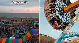 Un parque de juegos mecánicos ha capturado la atención de miles en la Costa Verde Un parque de juegos mecánicos ha capturado la atención de miles en la Costa Verde