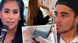 Melissa Paredes expone CHATS con Rodrigo Cuba por 'RESPALDAR' que le pinta el cabello a su hija: "Oye, ¿qué te pasa?"