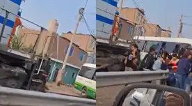 Cúster invadió vía del tren y casi es arrollada por locomotora: maniobra pudo terminar en una tragedia Cúster invadió vía del tren y casi es arrollada por locomotora: maniobra pudo terminar en una tragedia