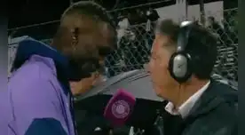 Luis Advíncula tuvo escuetas respuestas previo al partido entre Alianza Lima e Independiente. Foto: captura/ESPN