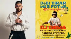 El After Party de DJ Orma se realizará en Perú