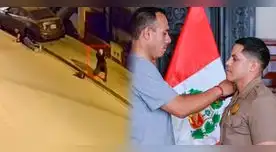 Eriksson Roy Pozo Reátegui recibió en Palacio de Gobierno un ascenso excepcional