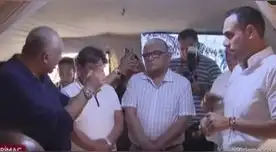 Presidente José Jerí llegó a Acho para reunirse con los dirigentes de los gremios de transporte