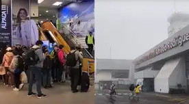 Aeropuerto de Arequipa cancela vuelos tras intensa lluvia y neblina. Aeropuerto de Arequipa cancela vuelos tras intensa lluvia y neblina.