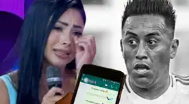 Pamela Franco terminaría a Christian Cueva porque habría descubierto chat con otra mujer.