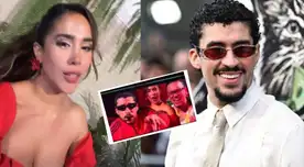 Melissa Paredes presume su felicidad tras tener cerca Bad Bunny.