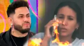 Samahara Lobatón fue captada por las cámaras de Amor y Fuego.