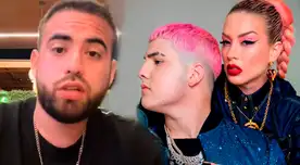 César BK asegura haber sido agredido por novio de Leslie Shaw.