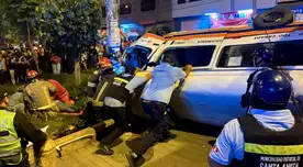 Accidente en Santa Anita: combi se despista y deja una mujer fallecida y seis heridos