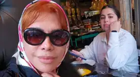 Magaly Medina se vuelve a ver con su hijastra. Magaly Medina se vuelve a ver con su hijastra.