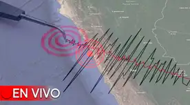 Conoce EN VIVO los temblores que ocurren en el Perú, según IGP.