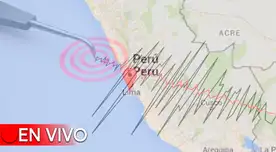 Conoce EN VIVO los temblores que ocurren en el Perú, según IGP.
