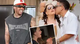 Hijo de Jefferson Farfán sorprende a Melissa Klug.