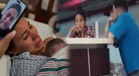 Samahara Lobatón y Bryan Torres acudieron a una clinica por su último hijo.