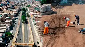 Obras en histórica avenida de Lima Norte entra en su etapa final de renovación con 87 % de avance