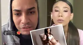 Hija de Samahara Lobatón y Youna INTERRUMPE su transmisión EN VIVO cuando él la ENCARA por 'torturarlo' con pensión: "Papi..."