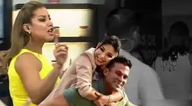 Karla Tarazona SE VA FURIOSA del set al escuchar que Christian Domínguez volvería con Pamela Franco y cantante la persigue: "¡No te voy a aguantar!"