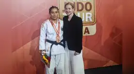 Judoka Brillith Gamarra.