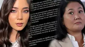 Hija de Keiko Fujimori la enfrenta por asegurar que tendría a bebé si sufre de abuso: "Que seamos familia no significa que pensemos igual"