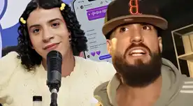 Valentino expone chats donde Gino Asseret le escribe cariñosamente. Valentino expone chats donde Gino Asseret le escribe cariñosamente.