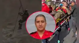 MINSA dio una actualización sobre el rescatista y reveló que atendieron a cuatro efectivos. Foto: composición EP