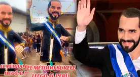 ¡PIDEN PLAN BUKELE! Presidente de El Salvador REACCIONÓ ASÍ al ser PASEADO EN CARNAVAL CAJAMARQUINO ¡PIDEN PLAN BUKELE! Presidente de El Salvador REACCIONÓ ASÍ al ser PASEADO EN CARNAVAL CAJAMARQUINO