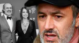 Carlos Alcántara fue cuestionado sobre su situación conyugal con su esposa.