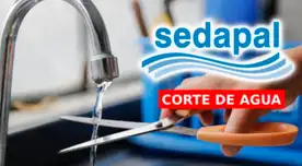 Conoce los distritos que se verán afectados con el corte de agua.