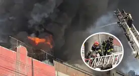 Incendio se accidentó mientras intentaba apagar incendio en La Victoria Incendio se accidentó mientras intentaba apagar incendio en La Victoria