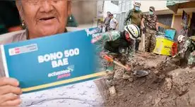 El Ministerio de Vivienda confirmó que dará un bono de S/500 a danminifacos por lluvias
