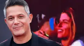 Alejandro Sanz y Stephanie Cayo se AGARRAN DE LA MANO y dan efusivo ABRAZO en pleno concierto: ¿Confirmaron su relación?