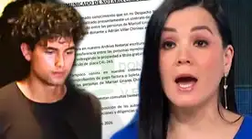 Notaría realiza comunicado contra Marisel Linares.