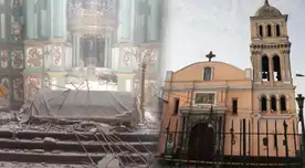 COLAPSA techo de la Iglesia San Lázaro del Rímac y CAE sobre el altar principal en plena preparación de misa