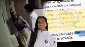 Exponen imágenes de Francesca Montenegro y Adrián Villar en departamento y CHATS sobre atropello a Lizeth Marzano