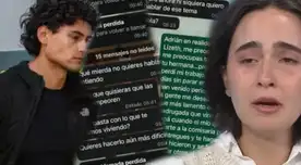 Adrián Villar EXPLOTA contra Francesca Montenegro en CHAT por ABANDONARLO en caso Lizeth Marzano