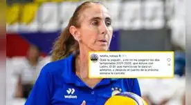 Natalia Málaga acaba de revelar que el club Olva Latino le debe desde hace cuatro años. Foto: composición EP