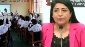La presidenta del Consejo de Ministros, Denisse Miralles, dijo qué pasará con el inicio escolar en colegios públicos