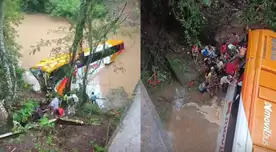 Tragedia en San Martín: Ómnibus de Movil Bus cae al río en Juanjuí con más de 50 pasajeros.