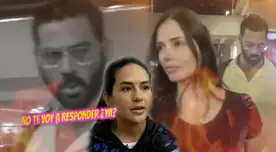 Gustavo Salcedo EXPLOTA al escuchar el nombre de su exsaliente mientras regresaba de viaje con Maju Mantilla.