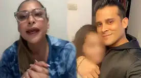 Melanie Martínez se mostró sumamente enojada con Christian Domínguez por la supuesta amenaza a su hija.