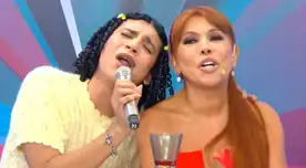 Valentino Palacios canta “La Borrachita” y hace ESTALLAR de RISA a Magaly Medina EN VIVO: “Mi nueva madrina”