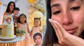 Samahara Lobatón vivió un emotivo momento al despedirse de sus tres hijos. Samahara Lobatón vivió un emotivo momento al despedirse de sus tres hijos.
