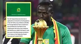 Senegal ya no es el actual campeón de la Copa Africana de Naciones y se lo dieron a Marruecos. Foto: composición EP