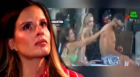 ¿Y Alejandra Baigorria? Magaly expone a Said Palao muy CERQUITA a una joven en medio de la piscina y con parrilla en Argentina.